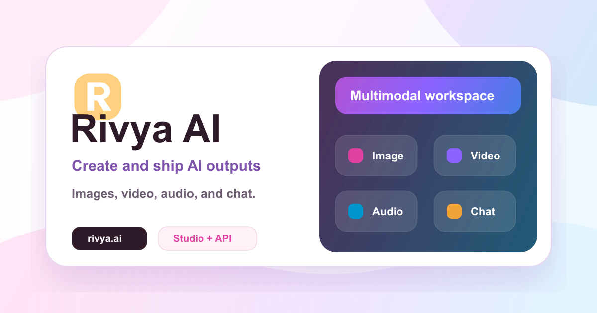 Rivya Getting Started Guide | Rivya Docs